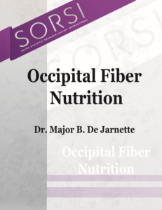 Occipital Fiber Nutrition by De Jarnette