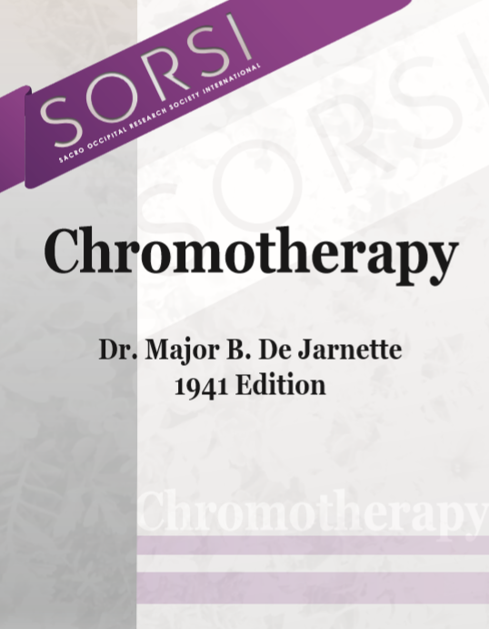 1941 Chromotherapy by Dr De Jarnette