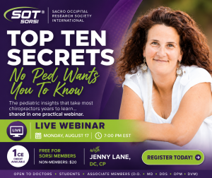 Top Ten Secrets No Ped Wants You To Know – Jenny Lane, DC, CP